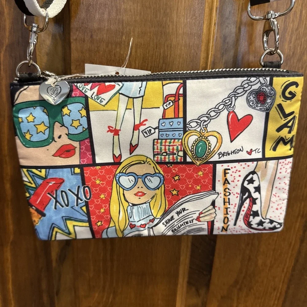 Brighton Glam Girl Crossbody Bag Pouch Purse excellent used